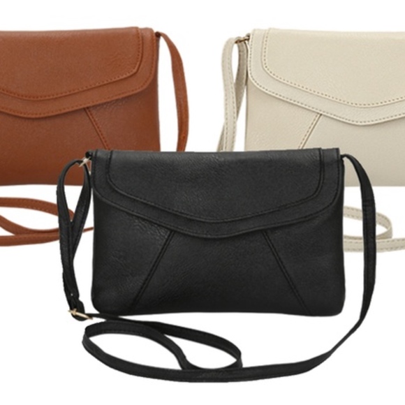 Vintage Faux-Leather Cross-Body Bag - Picture 2 of 2